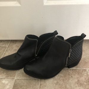Lucky Brand Black Ankle Boots